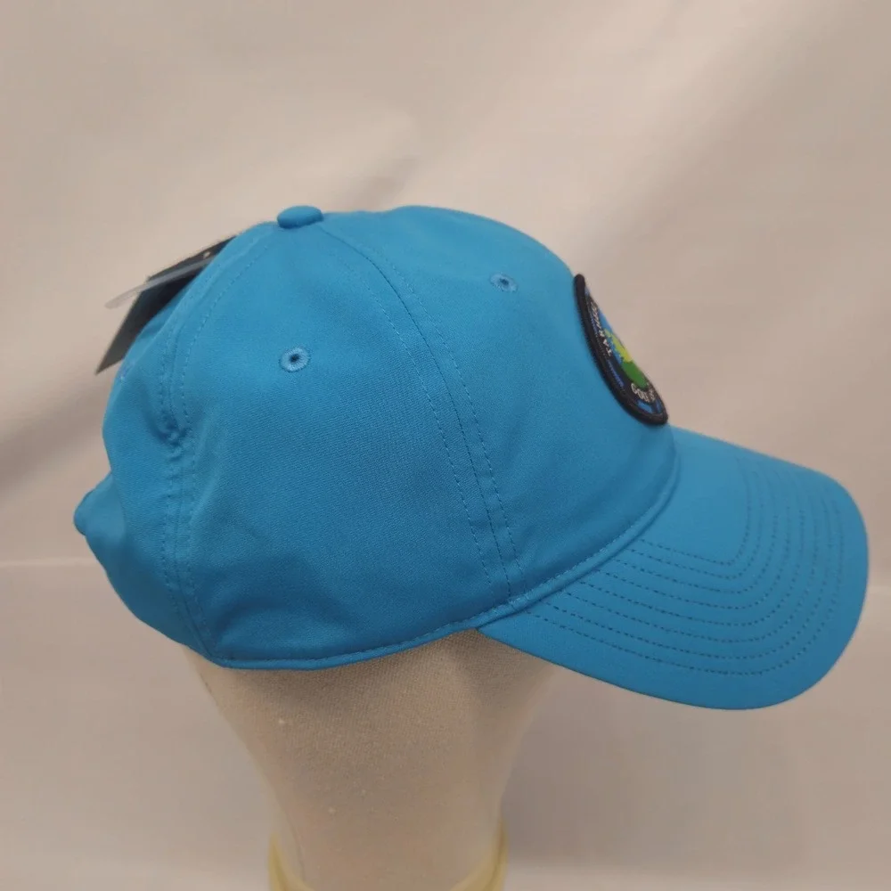 American Dry Goods Hat Men's One Size Blue Embroidered Patch Youth Golf Tarheels